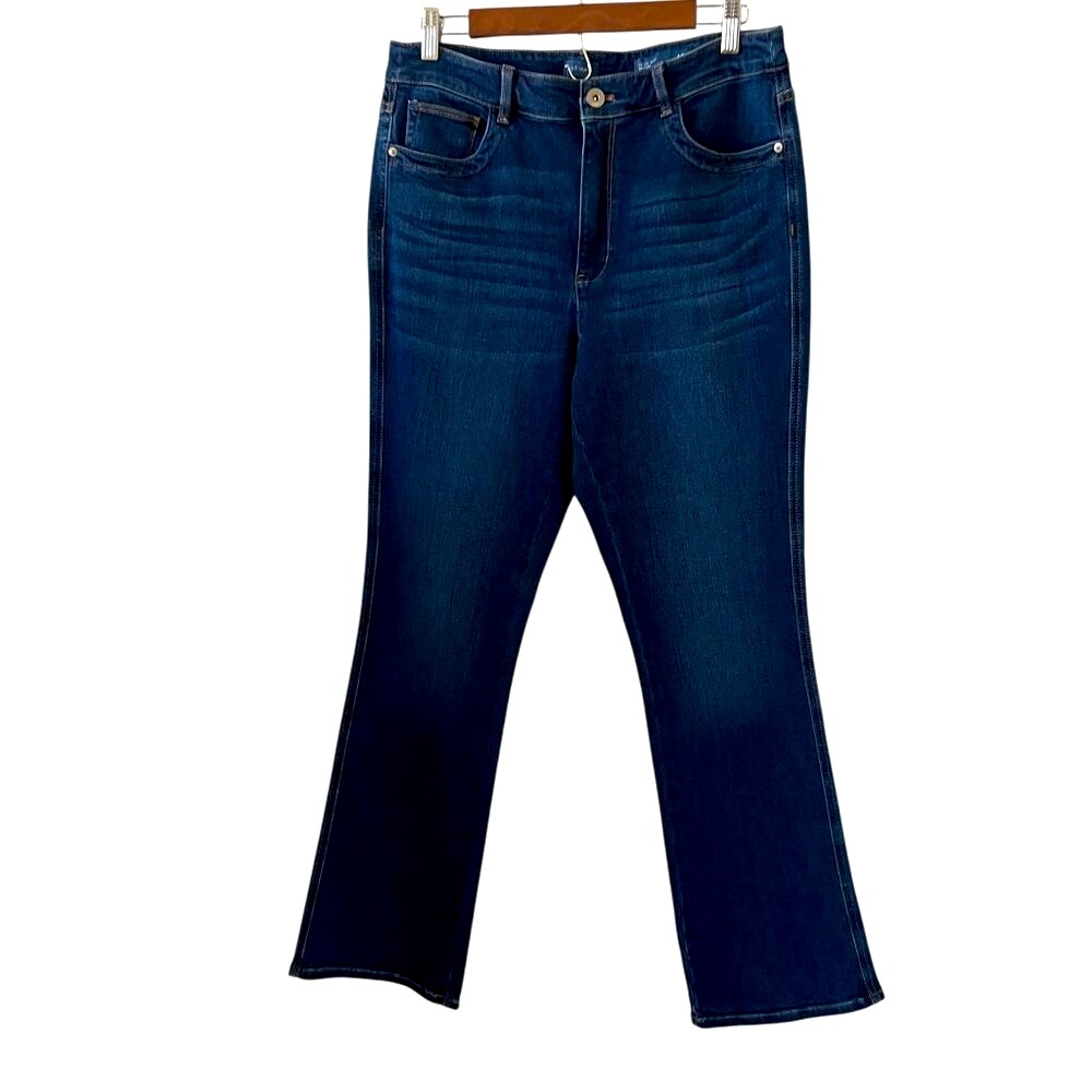 J Jill High Rise Boot Cut Jeans Size 12